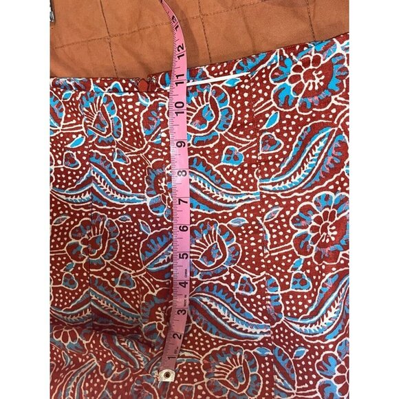 Veronica Beard  Honolulu Crop Pants  Women's Size 2 Floral - Picture 10 of 12